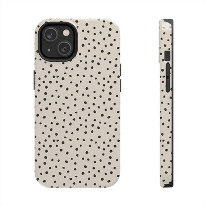 Black Polka Dots Phone Case