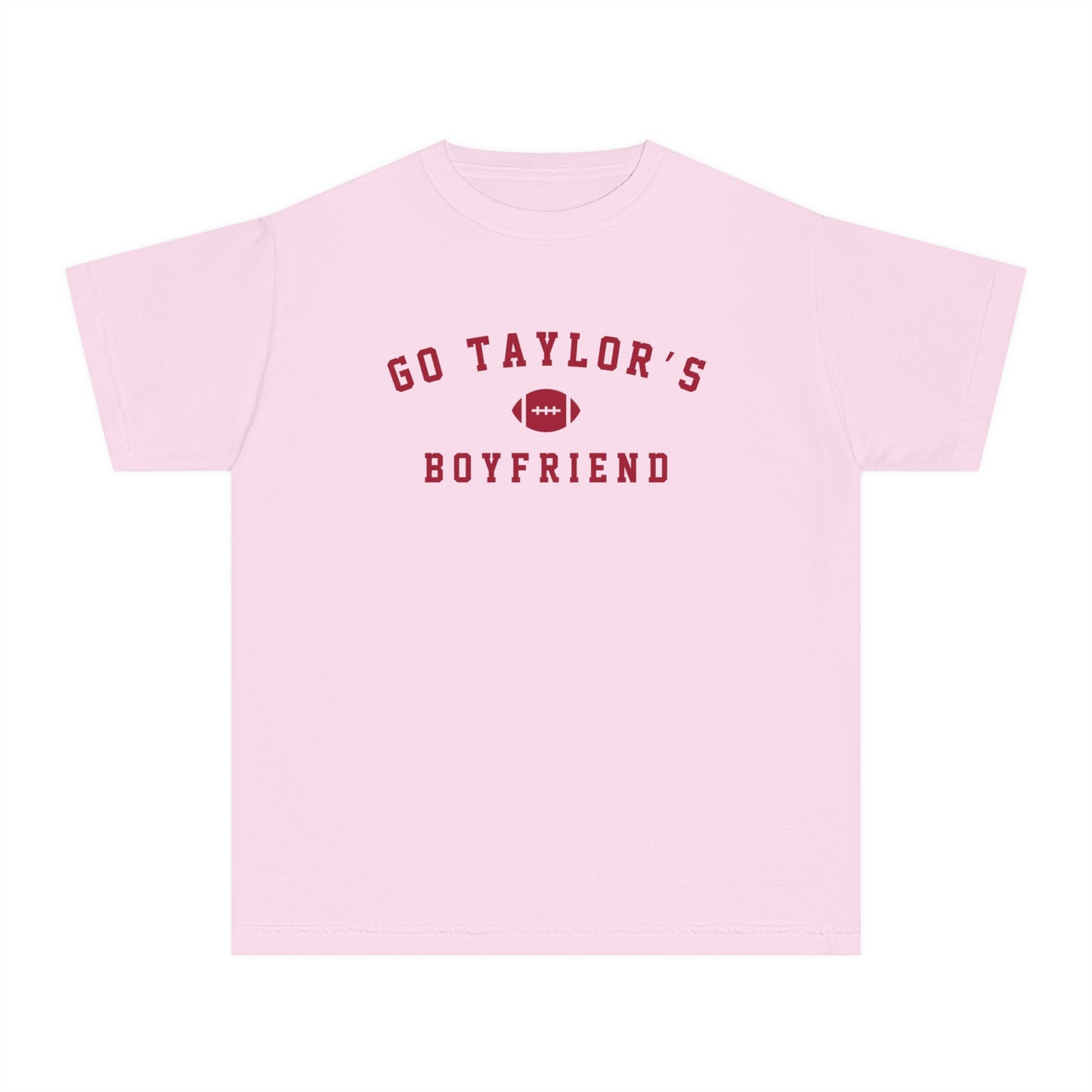 Go Taylor's Boyfriend Youth Jersey tee (Front and Back)