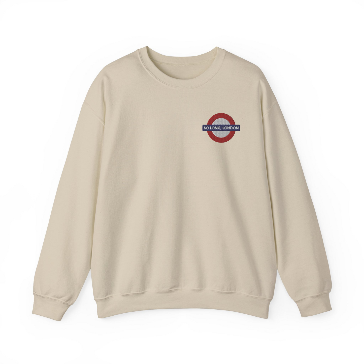 So Long, London Underground Embroidered Crewneck