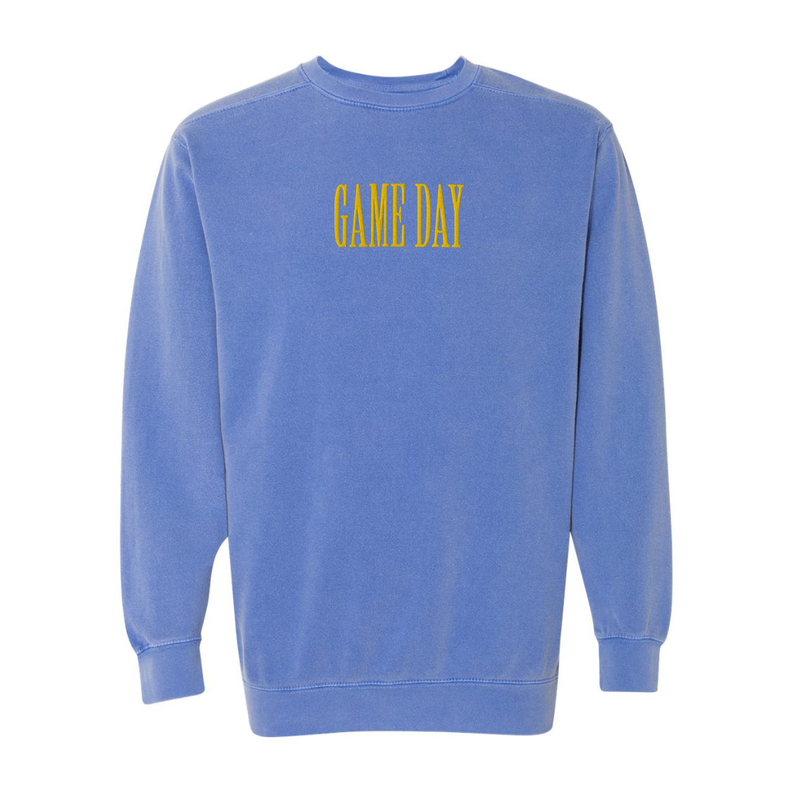Game Day Embroidered Comfort Colors Crewneck