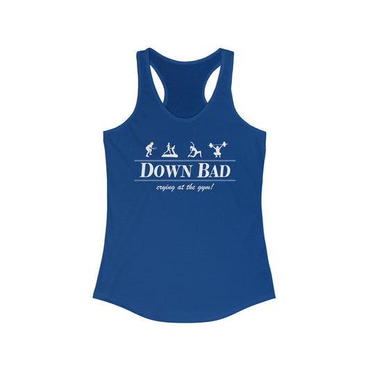 Down Bad Retro Gym Racerback Tank