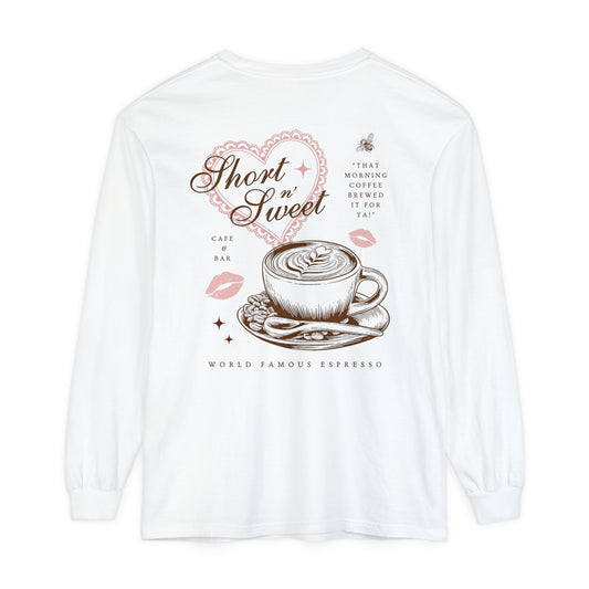 Short n' Sweet Cafe Long Sleeve Tee