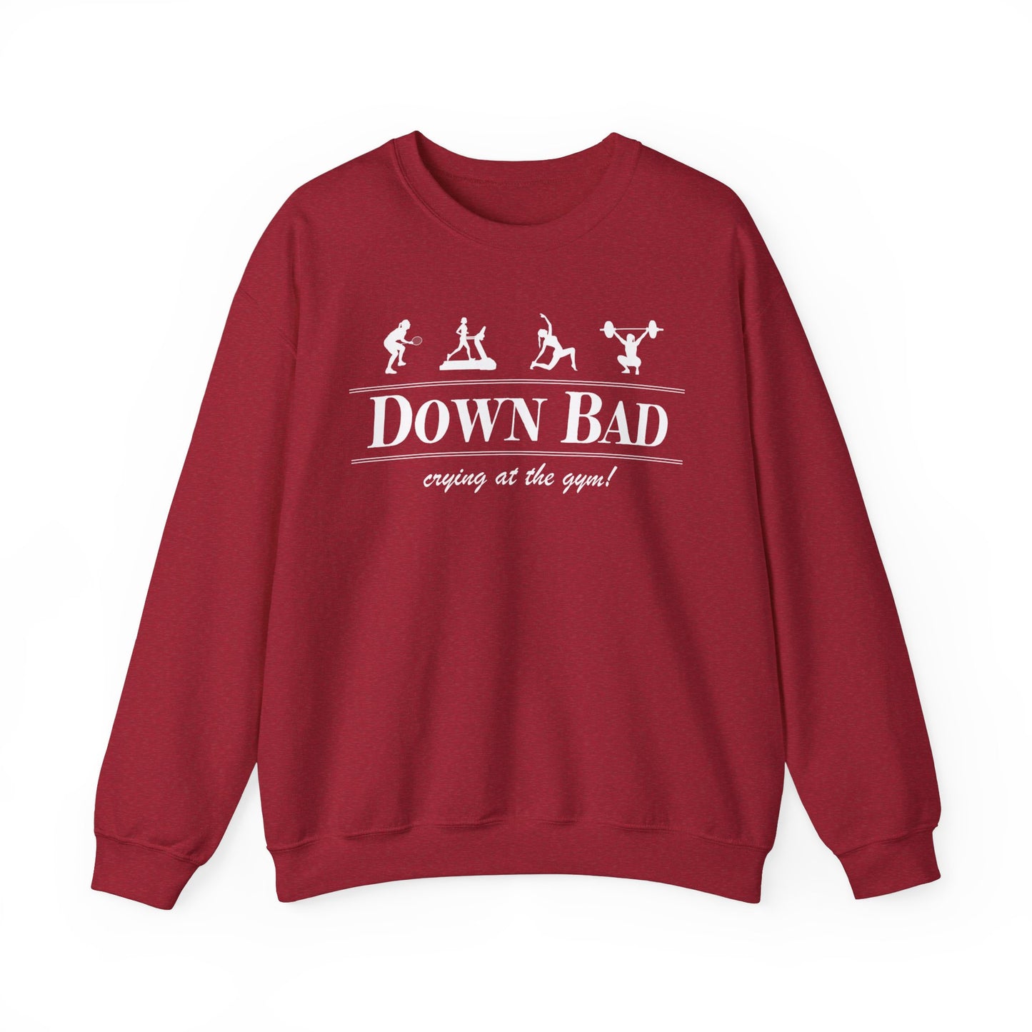 Down Bad Retro Gym Crewneck