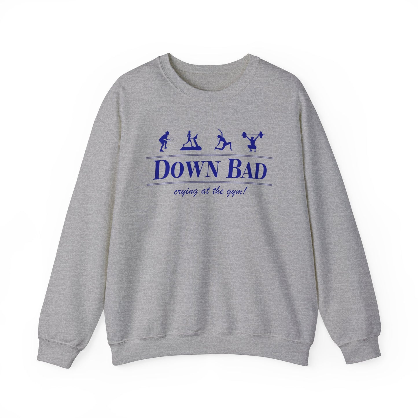 Down Bad Retro Gym Crewneck