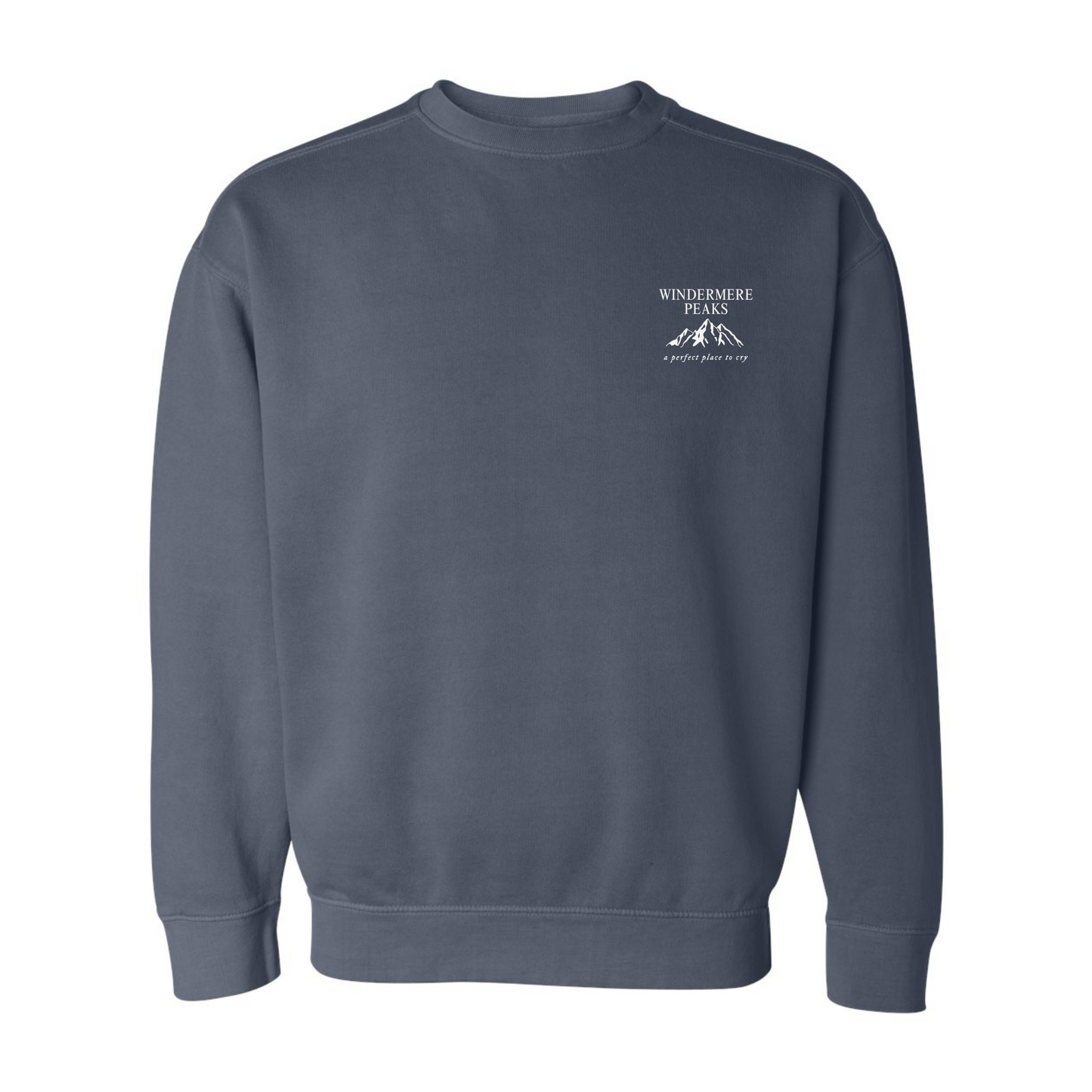 Windermere Peaks Embroidered Comfort Colors Crewneck