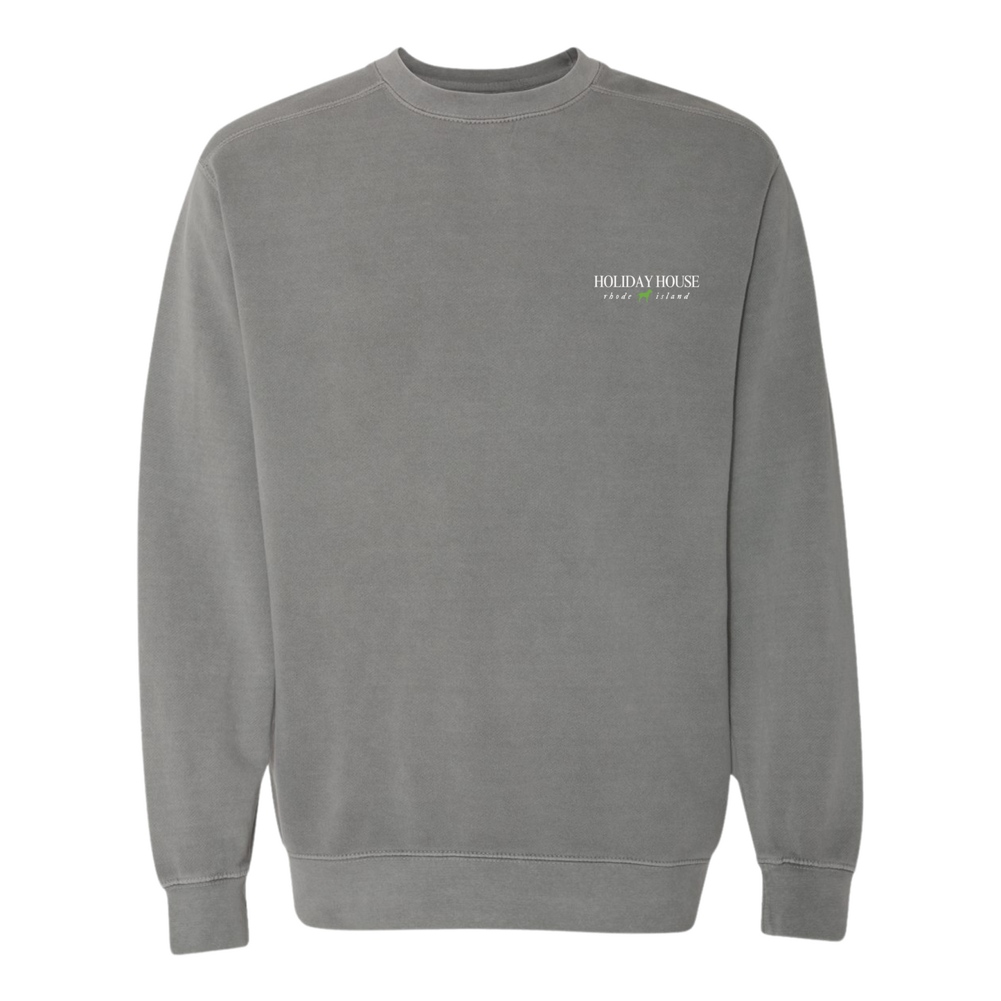 Holiday House Embroidered Comfort Colors Crewneck