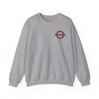 So Long, London Underground Embroidered Crewneck