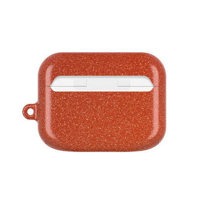 Orange Glitter AirPod Case