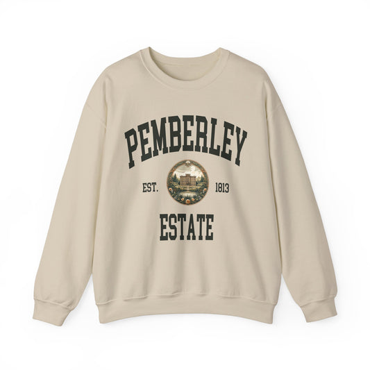 Pemberley Estate Varsity Crewneck (Gildan)