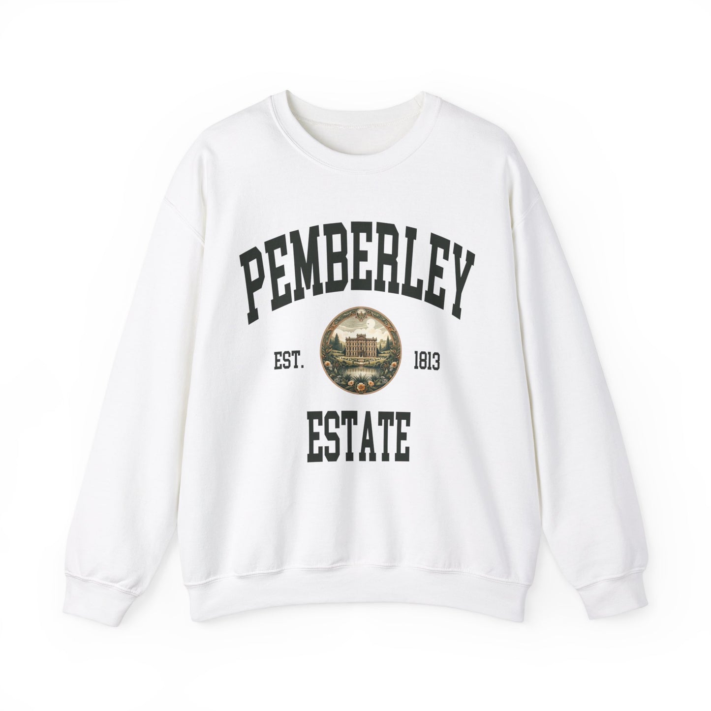 Pemberley Estate Varsity Crewneck (Gildan)