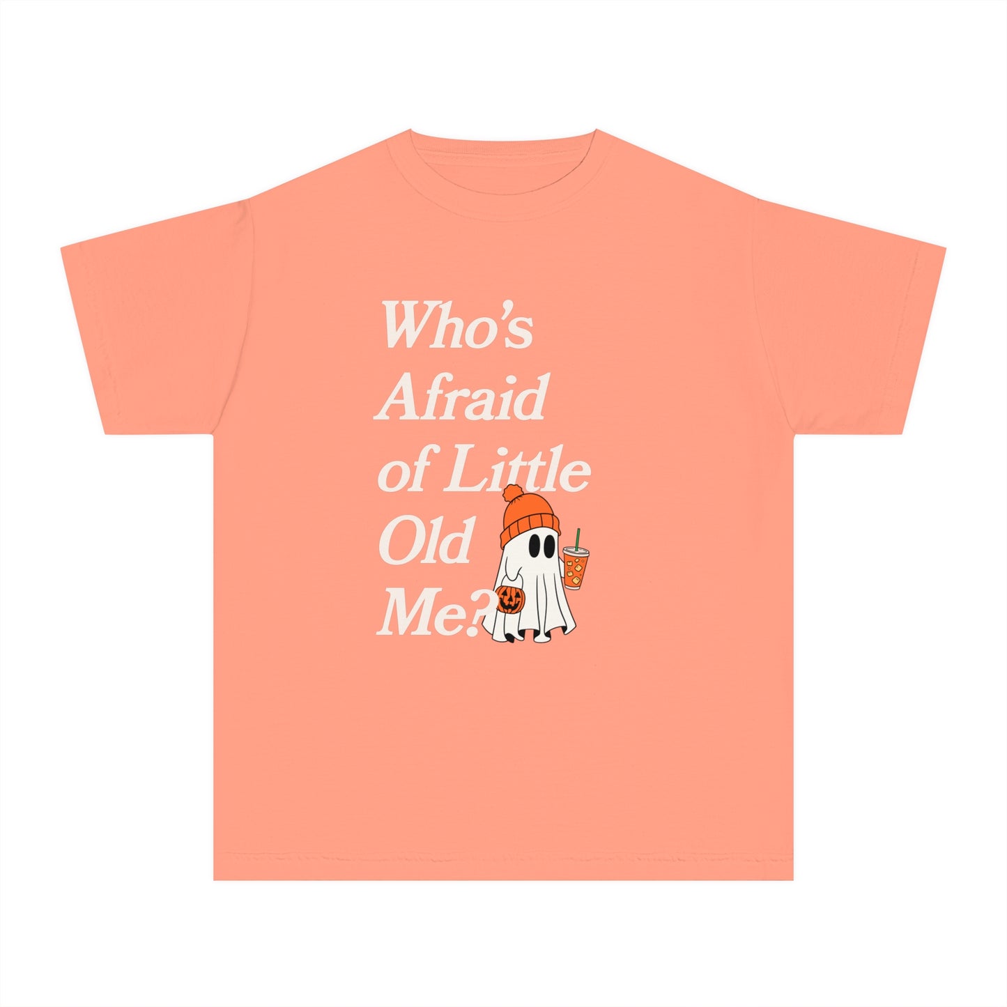 Who's Afraid of Little Old Me Youth Ghost Tee