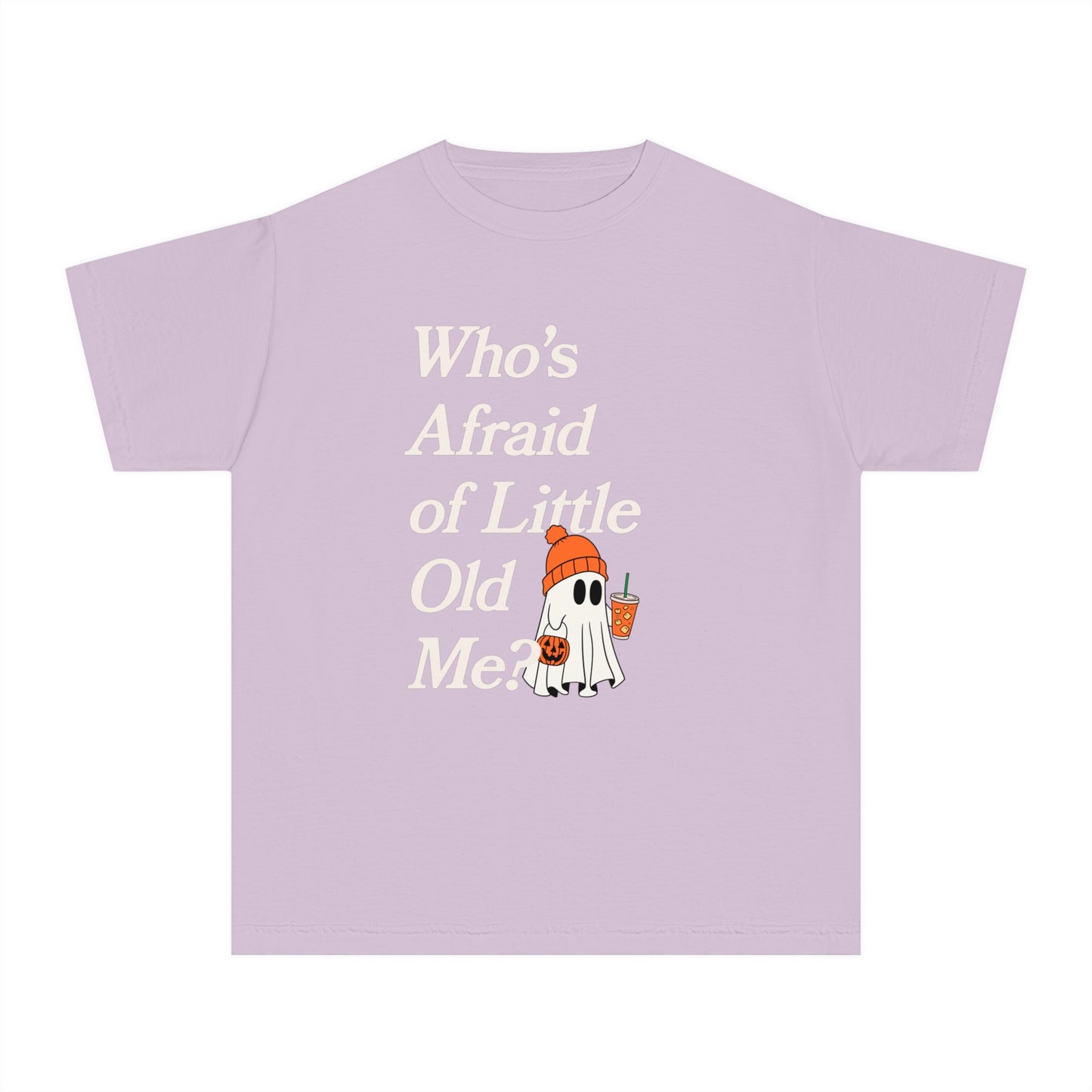 Who's Afraid of Little Old Me Youth Ghost Tee