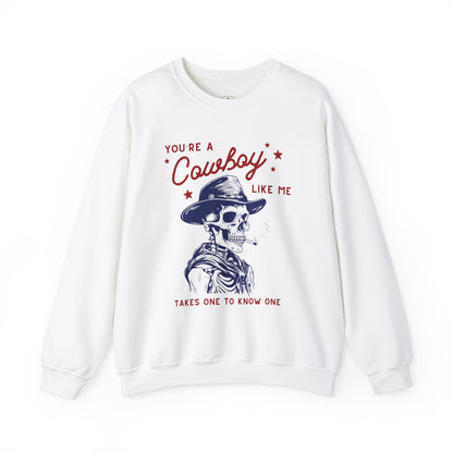 Cowboy Skeleton Crewneck