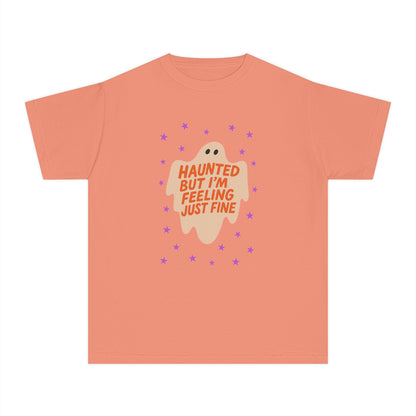 Haunted But I'm Feeling Just Fine Youth Tee