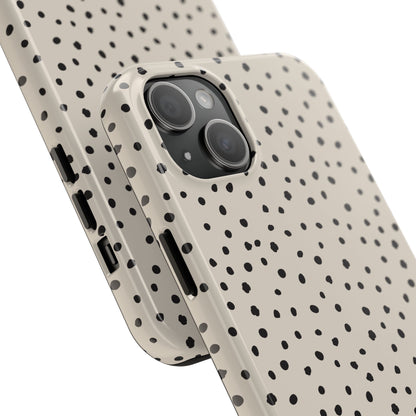 Black Polka Dots Phone Case