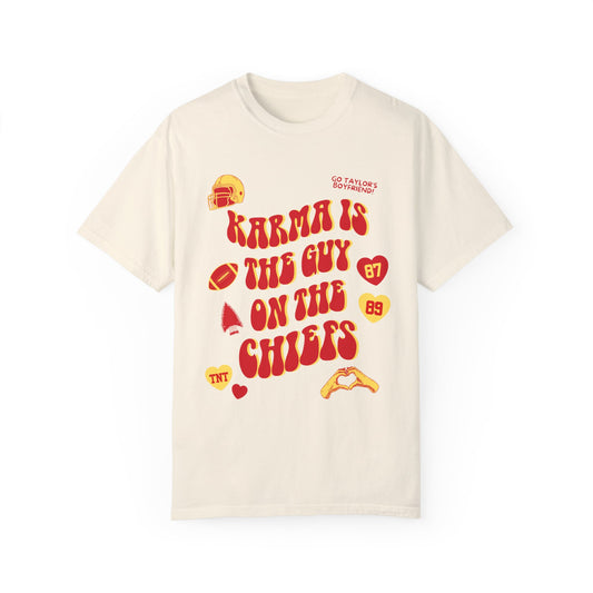 Karma is the Guy on the Chiefs Shirt