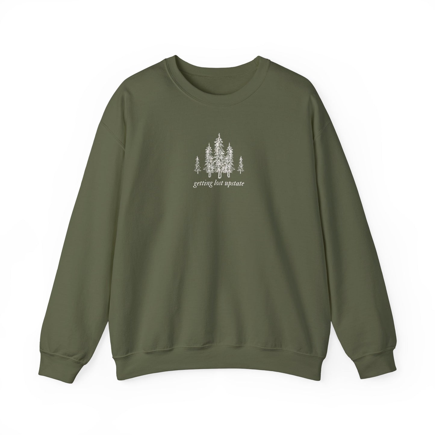 Getting Lost Upstate Forest Crewneck