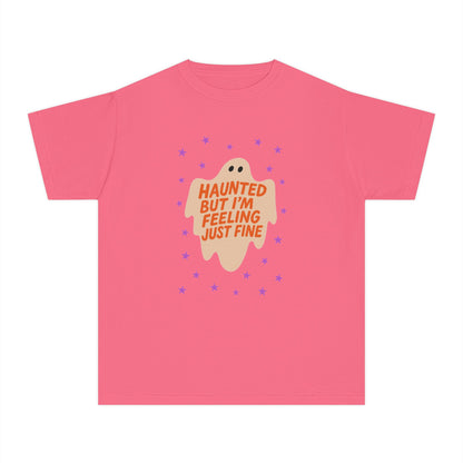 Haunted But I'm Feeling Just Fine Youth Tee