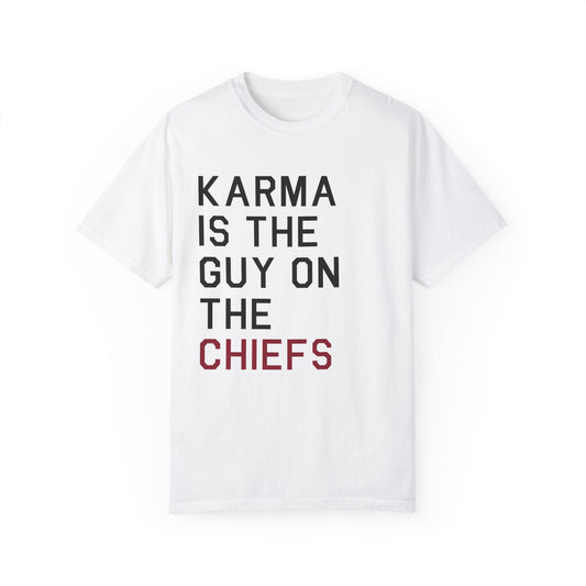 Karma is the Guy on the Chiefs Eras Tee