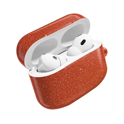 Orange Glitter AirPod Case