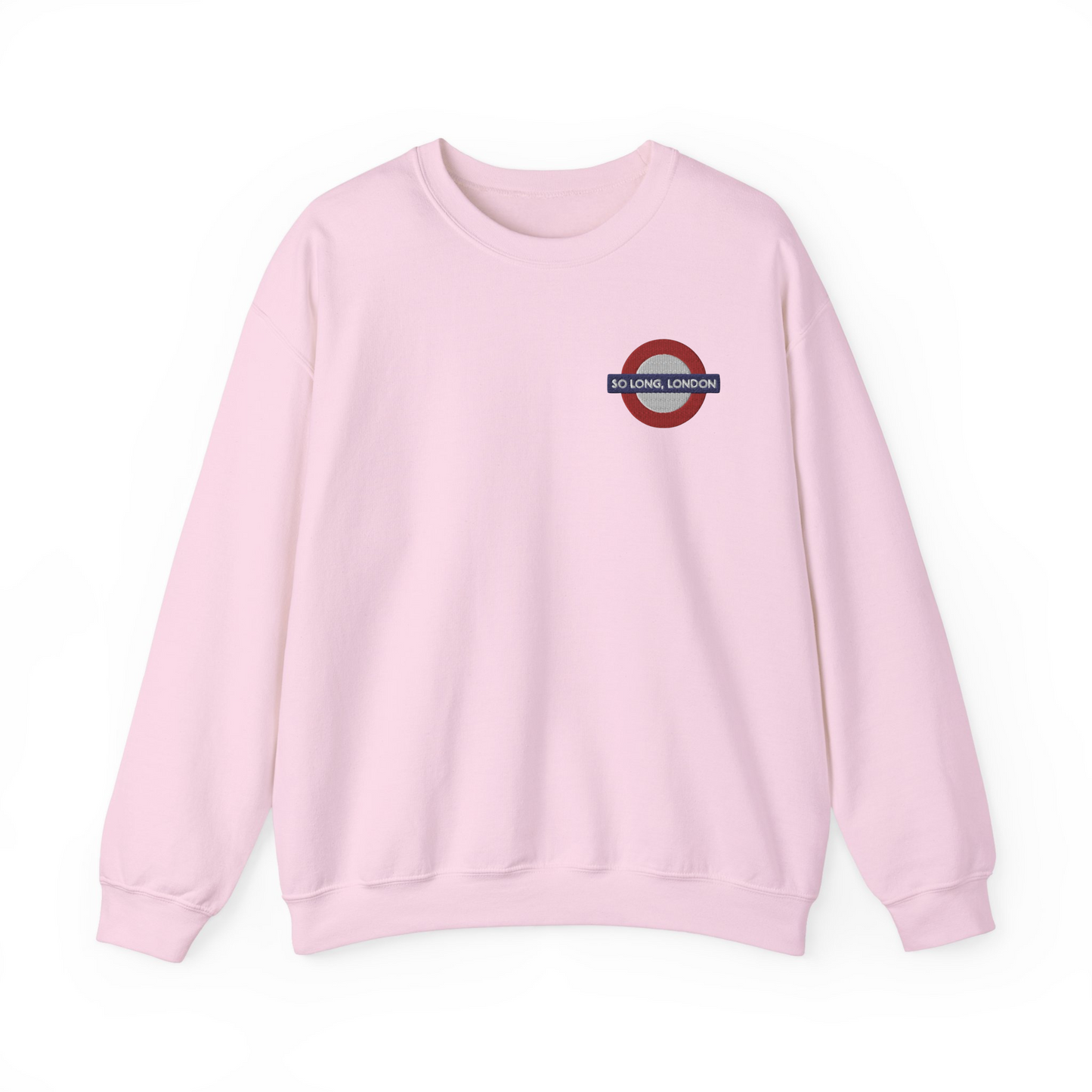 So Long, London Underground Embroidered Crewneck