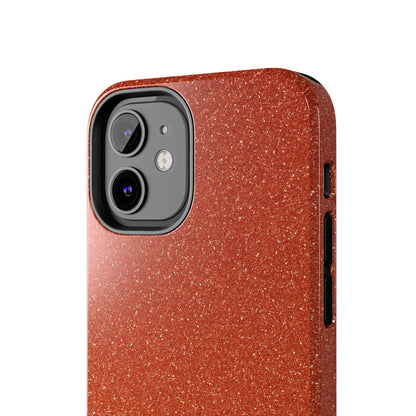 Orange Glitter Phone Case