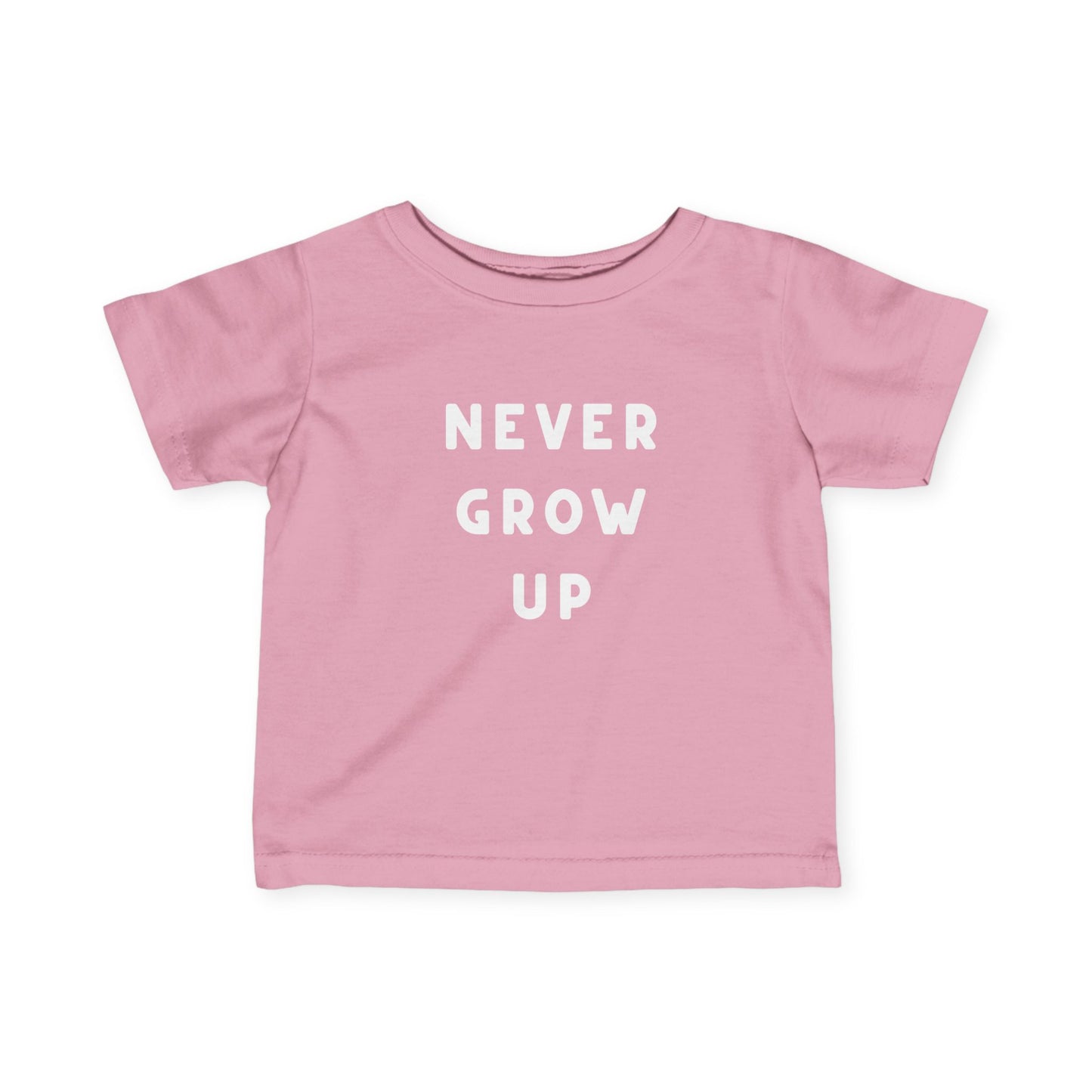 Never Grow Up Infant Tee