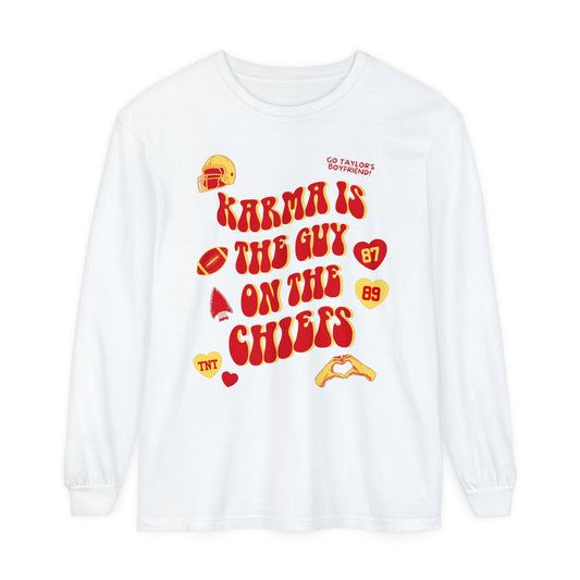 Karma is the Guy on the Chiefs Long Sleeve