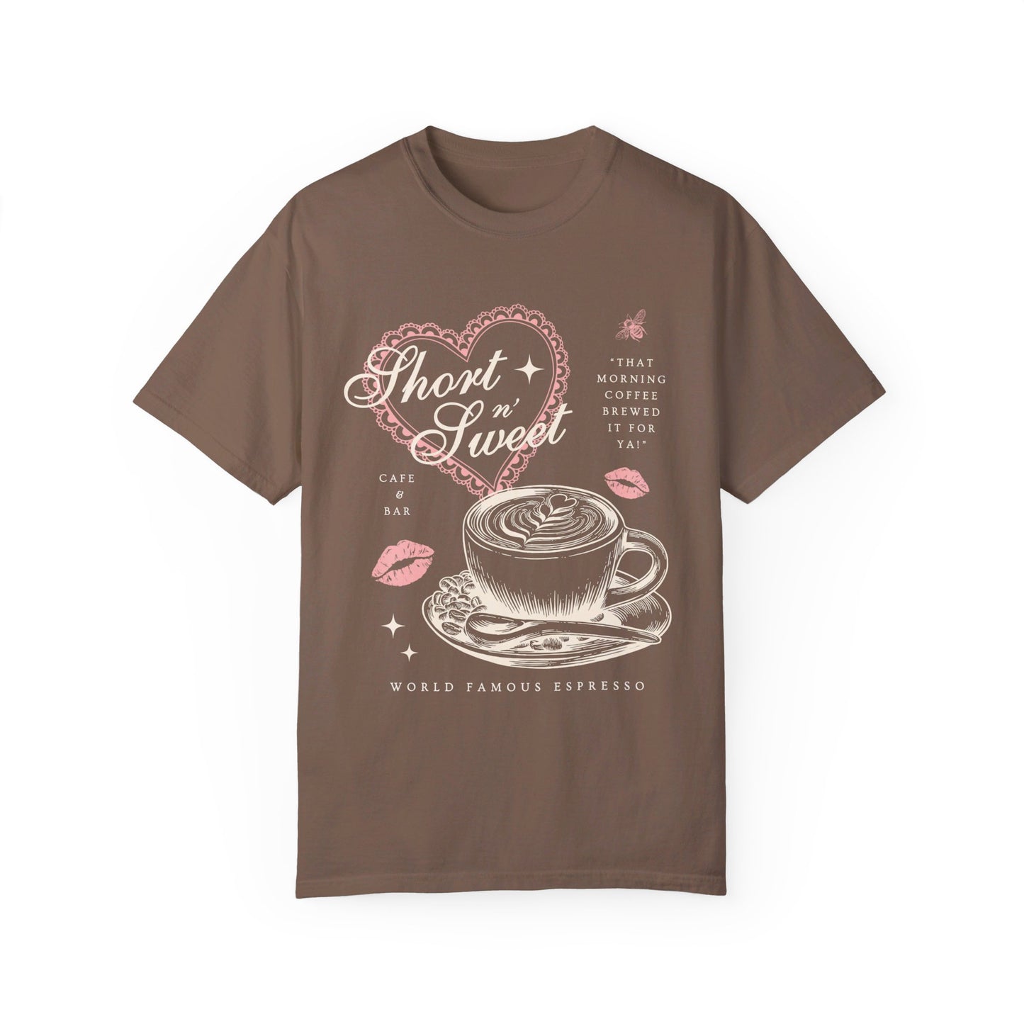 Short n' Sweet Cafe Tee (Front Only)