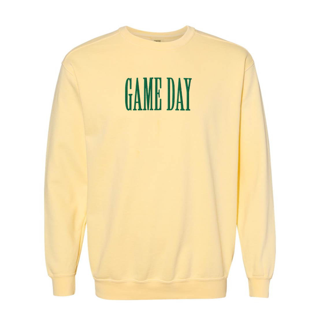 Game Day Embroidered Comfort Colors Crewneck