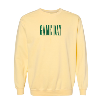 Game Day Embroidered Comfort Colors Crewneck