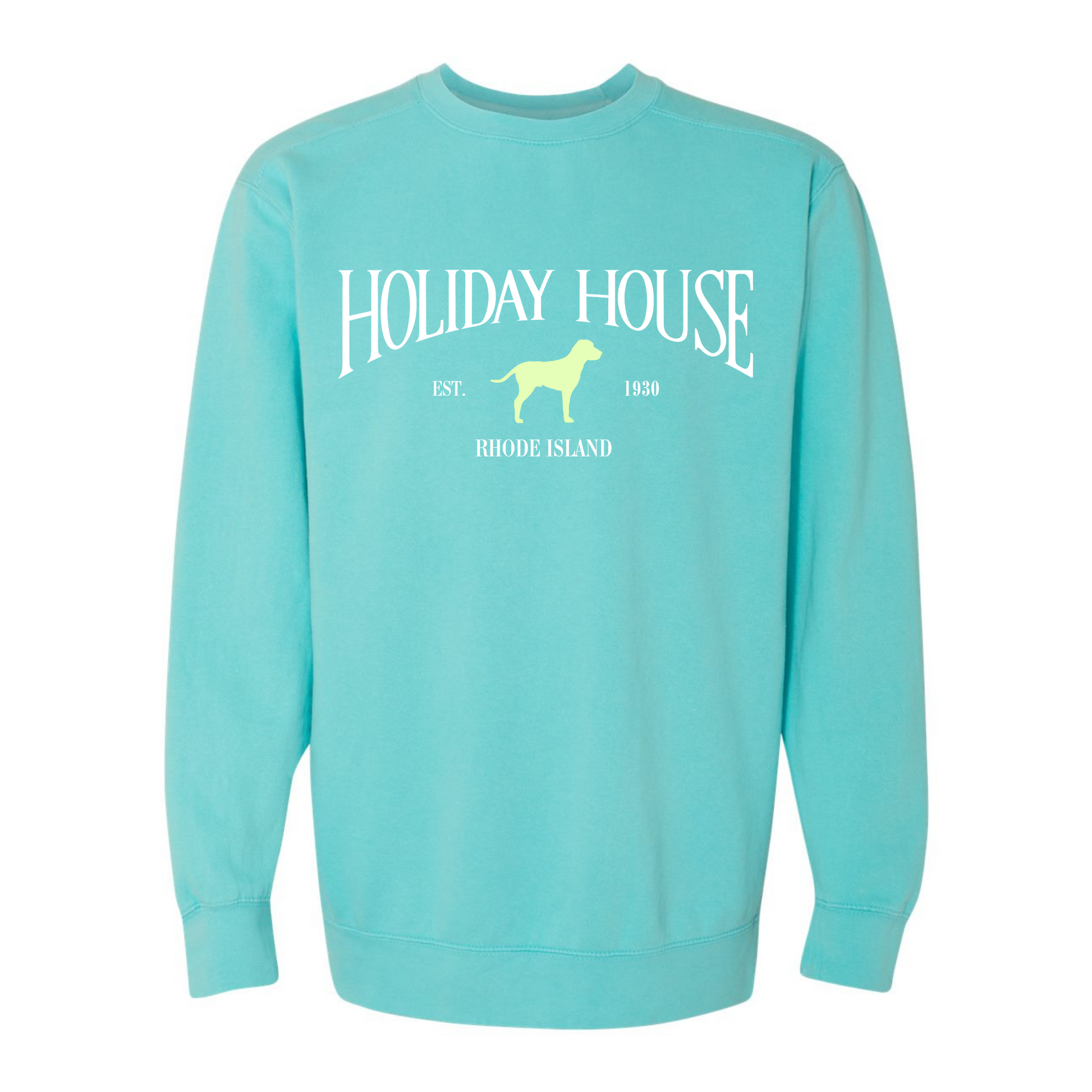 Holiday House Key Lime Green Dog Crewneck – Cornelia Street Shirts