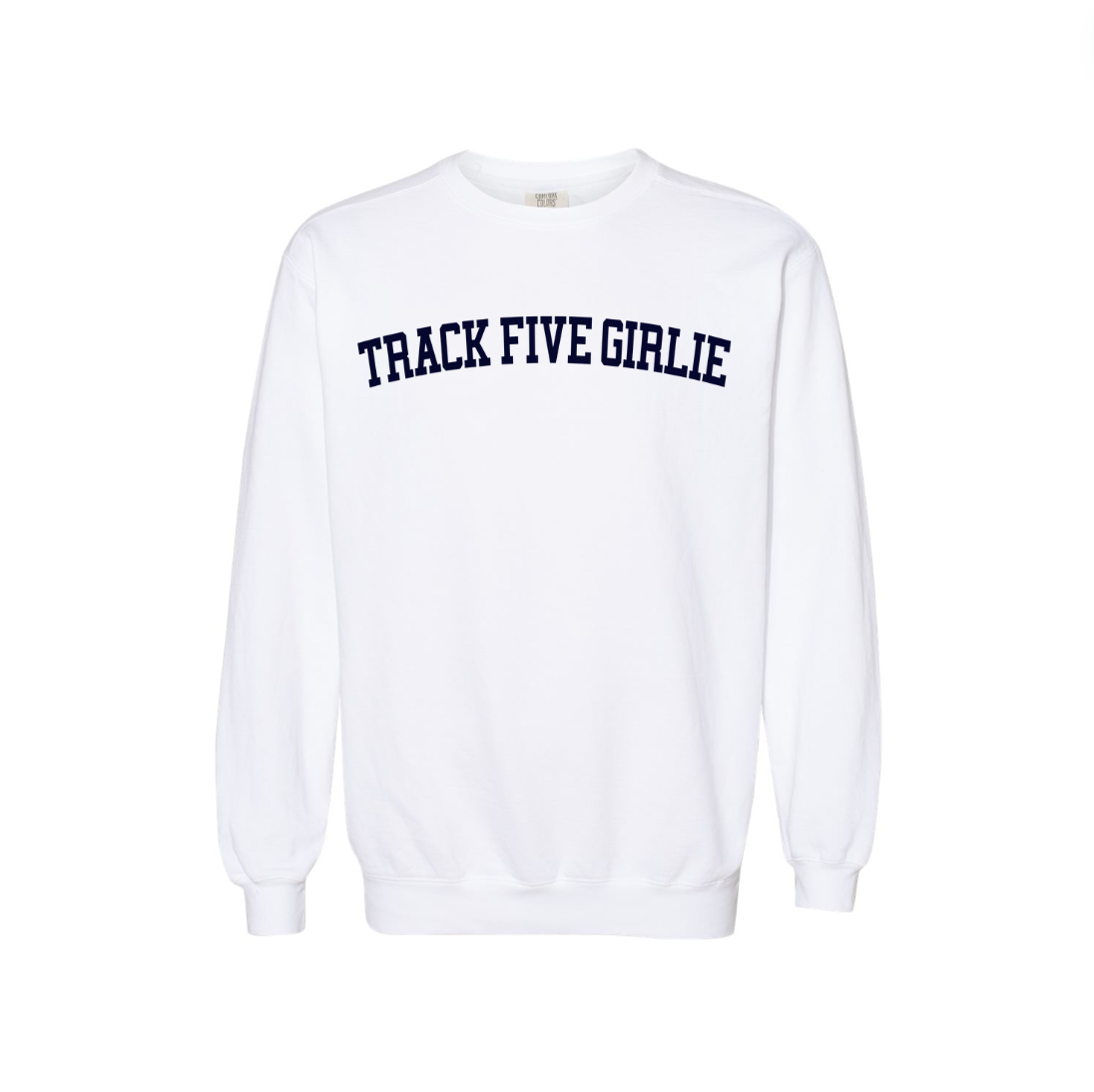 Track Five Girlie Varsity Crewneck