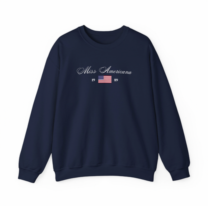 Miss Americana Vintage Embroidered Crewneck