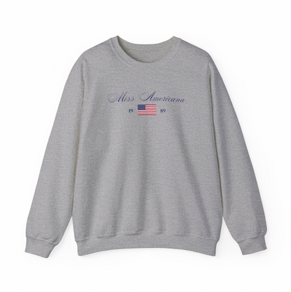 Miss Americana Vintage Embroidered Crewneck