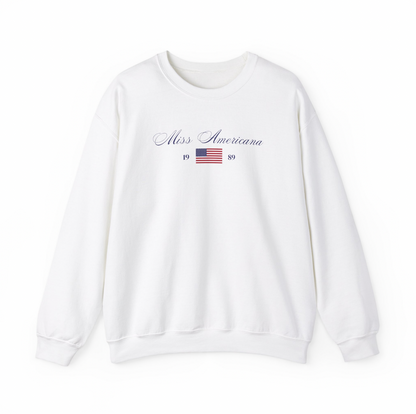 Miss Americana Vintage Embroidered Crewneck