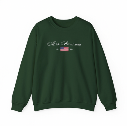 Miss Americana Vintage Embroidered Crewneck