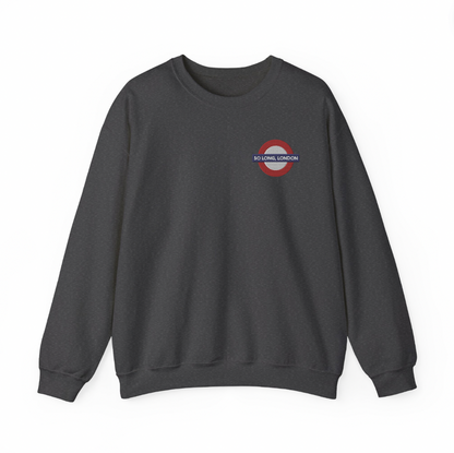 So Long, London Underground Embroidered Crewneck