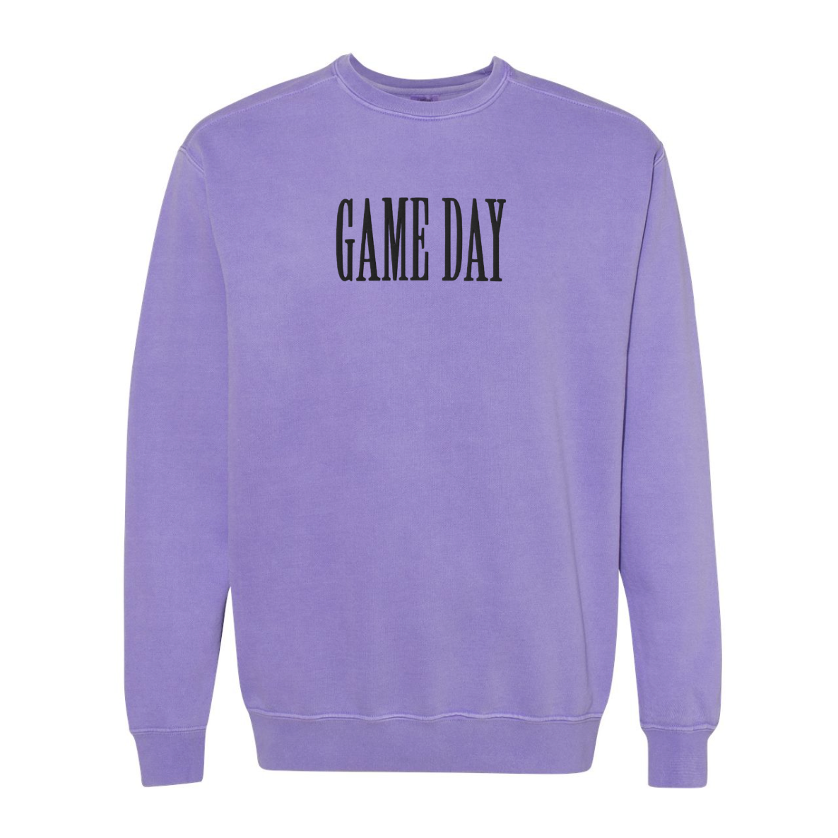 Game Day Embroidered Comfort Colors Crewneck