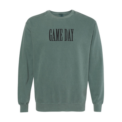 Game Day Embroidered Comfort Colors Crewneck