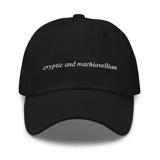 Cryptic and Machiavellian Hat