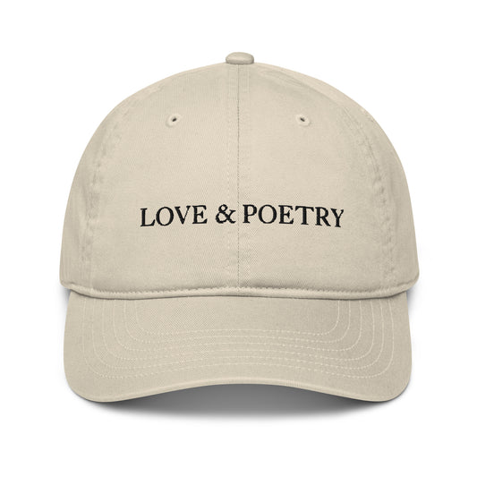Love and Poetry Embroidered Hat