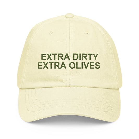 Extra Dirty Extra Olives Embroidered Hat