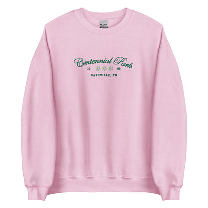 Centennial Park Embroidered Crewneck