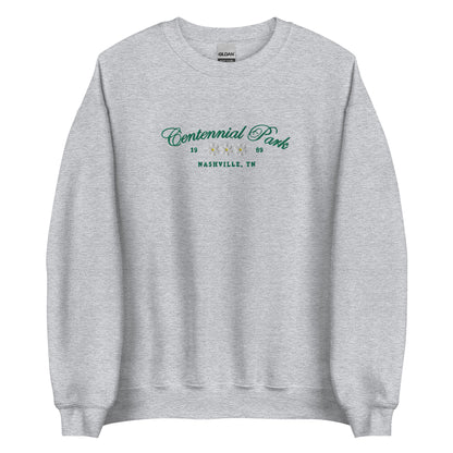 Centennial Park Embroidered Crewneck