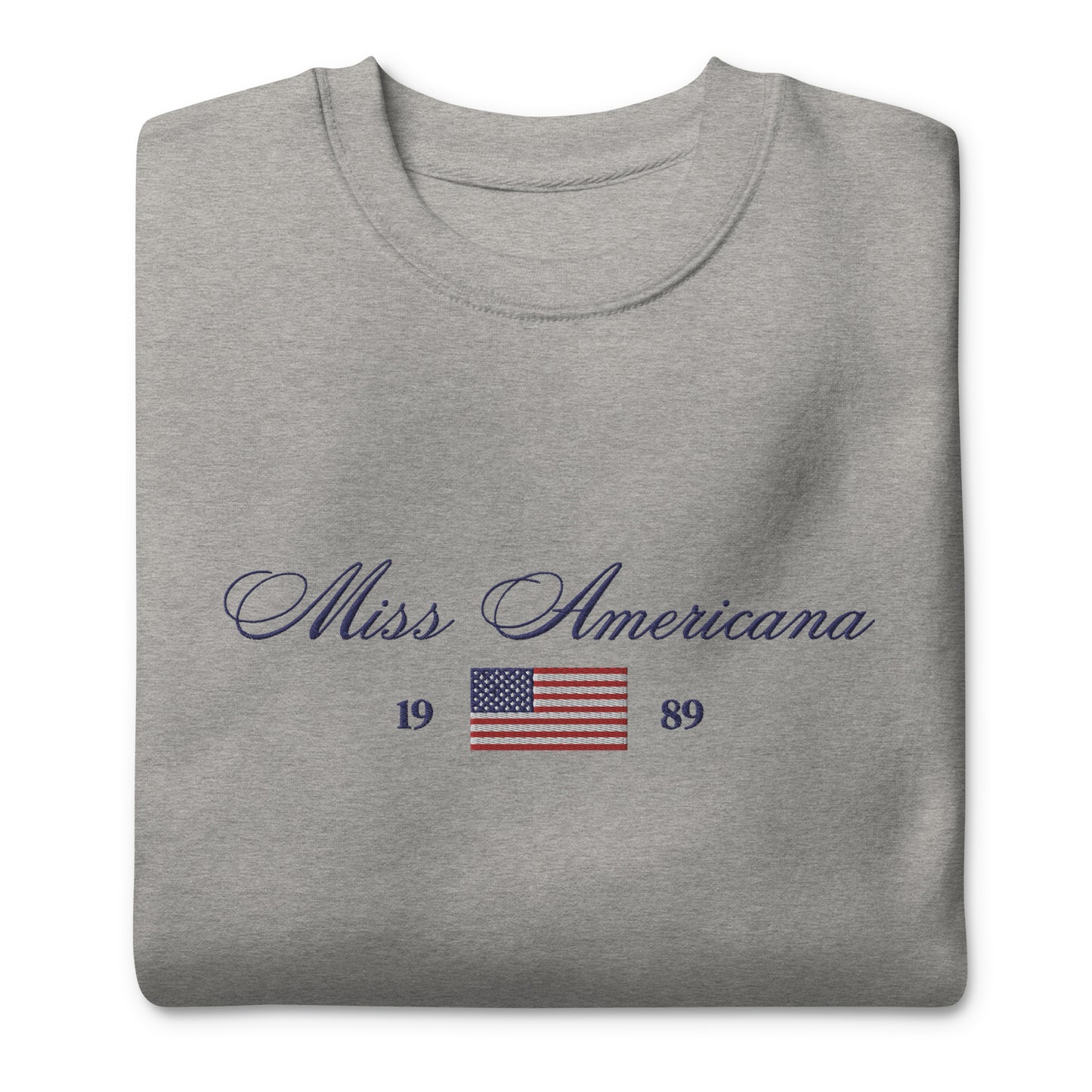 Miss Americana Vintage Embroidered Crewneck