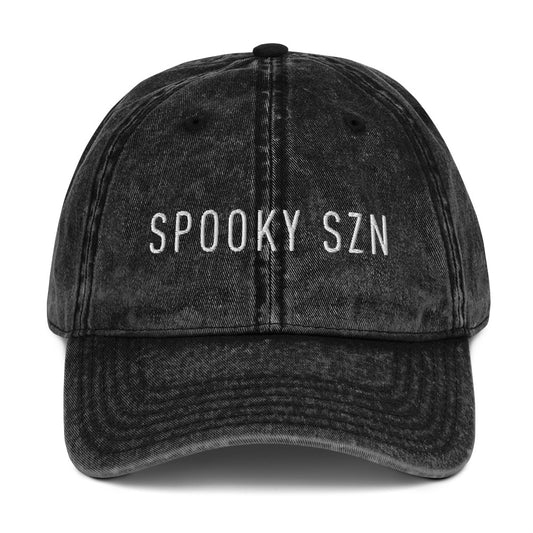 Spooky Season Embroidered Baseball Cap