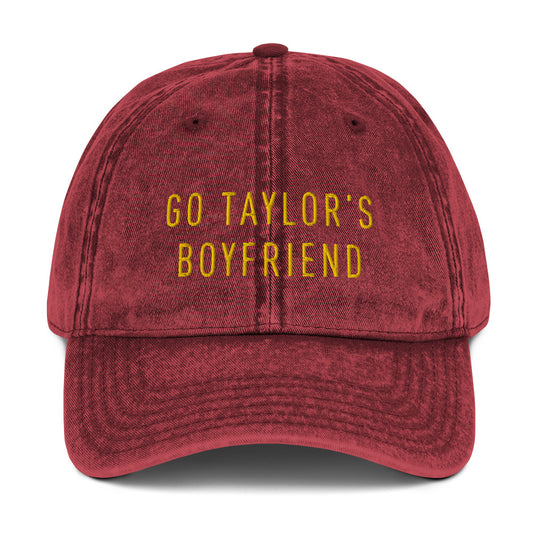 Go Taylor's Boyfriend Embroidered Baseball Cap