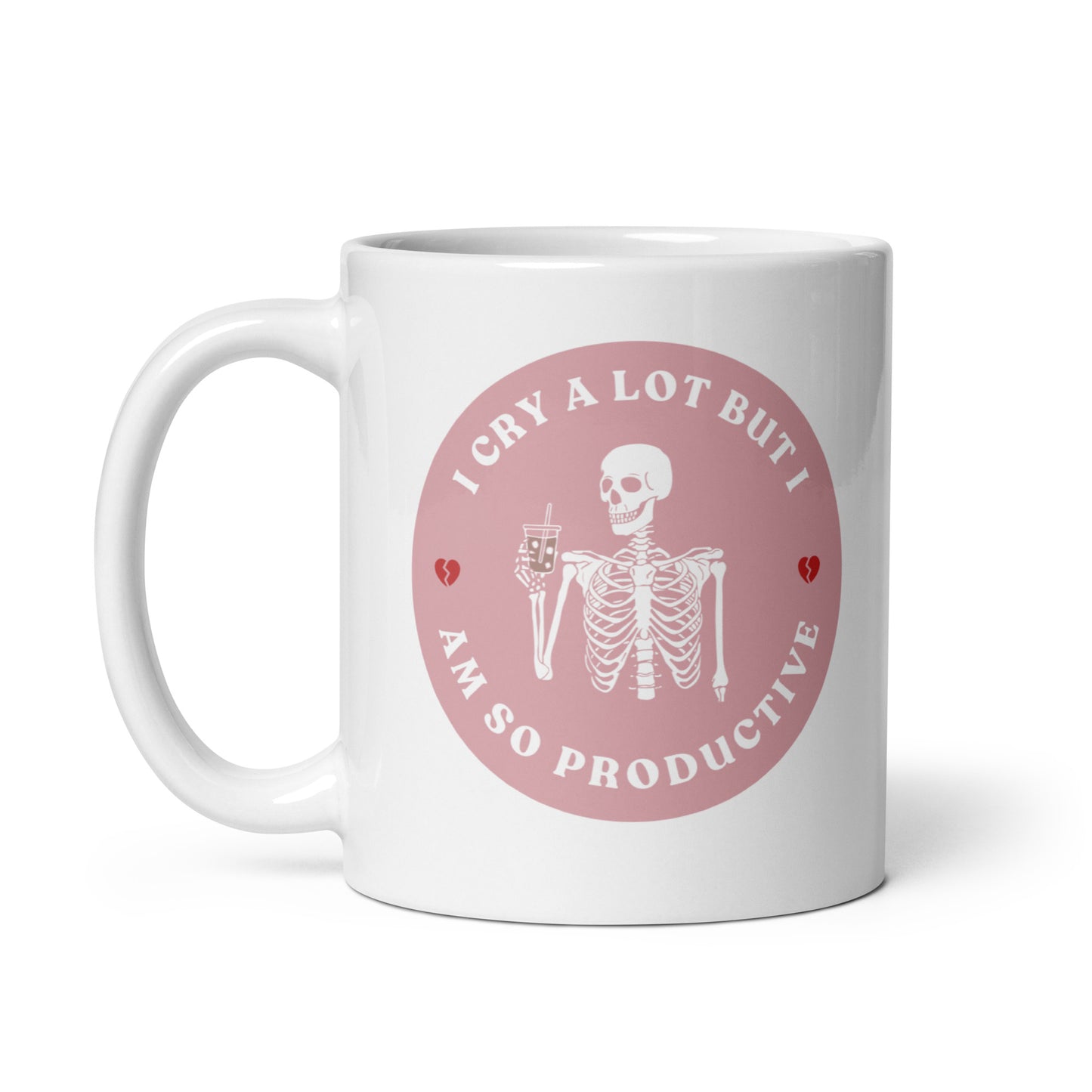 So Productive Skeleton Mug