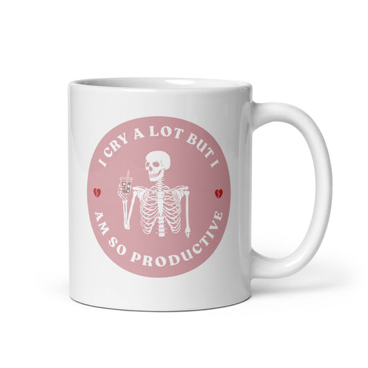 So Productive Skeleton Mug